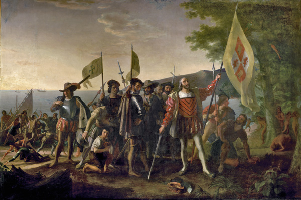 Прибытие Колумба на новую землю